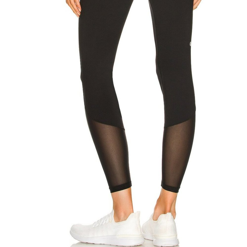 Meshed Le Ore Andria Leggings in Black - XS